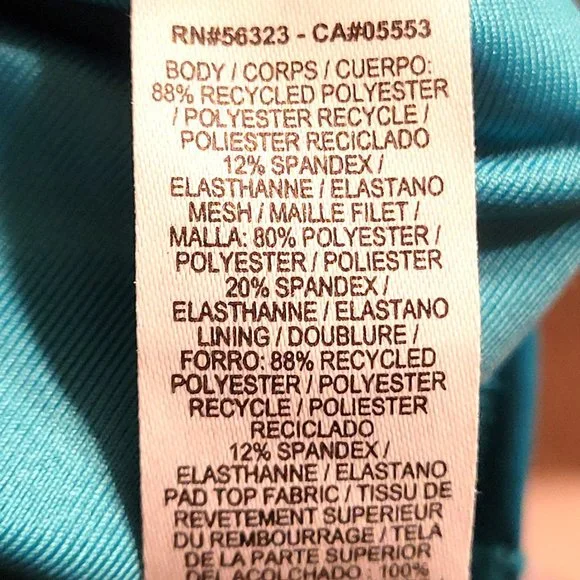 Nike Pro Womens Sports Bra Blue XL Plus Size Racerback Logo - Picture 3 of 6